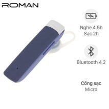 Tai nghe Bluetooth Roman R552X Xanh