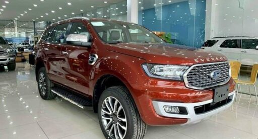 Bán Ford Everest Titanium 4WD sản xuất 2021, màu đỏ