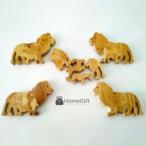  Bộ xếp hình thú bằng gỗ an toàn giáo dục cao 