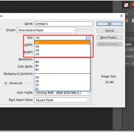 Tạo khổ giấy a4 trong photoshop – Kích thước a4 trong photoshop