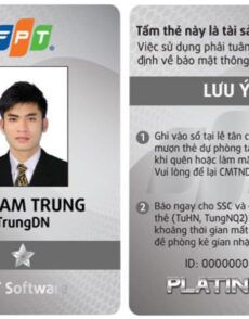 Các kích thước thẻ nhân viên phổ biến nhất hiện nay