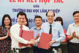 Lễ ký kết hợp tác giữa Trường Đại học Lâm nghiệp và Tổ chức giáo dục IIG Việt Nam