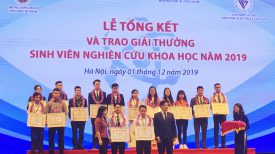 Sinh viên Trường Đại học Lâm nghiệp nhận giải thưởng “sinh viên nghiên cứu khoa học” toàn quốc năm 2019