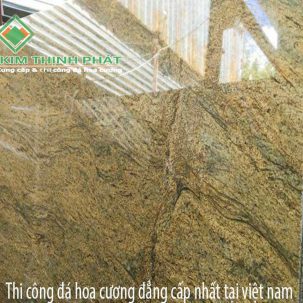 Đá hoa cương đẹp màu vàng báo giá thi công