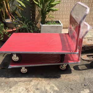 Xe đẩy tay 4 bánh 500kg khung sườn dày cứng cáp