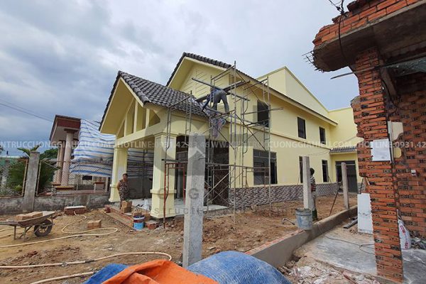 Thi công Xây Dựng Nhà Cấp 4 Mái Thái Có Gác Lửng Củ Chi