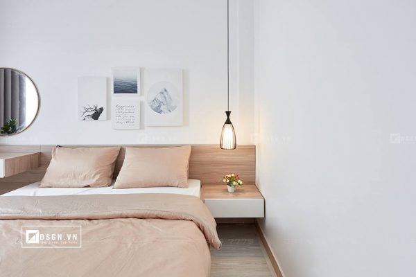 Thiết kế nội thất căn hộ 79m2 theo tinh thần Bắc Âu lãng mạn