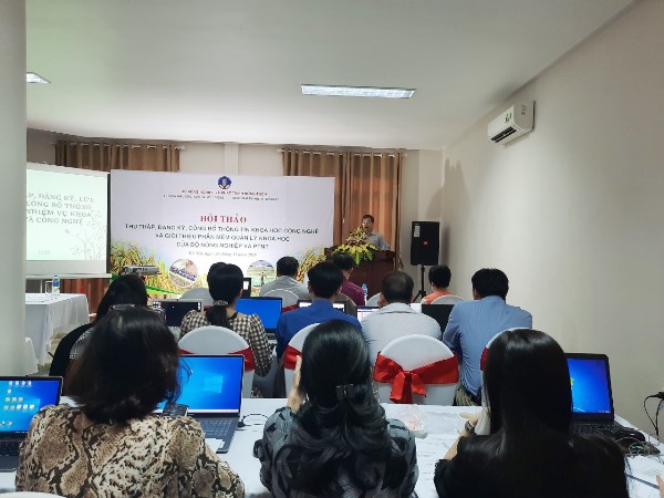 Hội thảo Thu thập, đăng ký, công bố thông tin khoa học và công nghệ và giới thiệu phần mềm quản lý khoa học của Bộ NN-PTNT