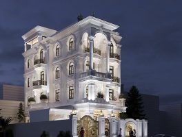 Ngắm nhìn biệt thự tân cổ điển 5 tầng 8x17m đẹp kiêu sa Quận 12