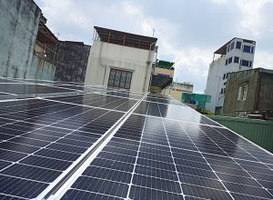 Hoàn thành hệ thống năng lượng mặt trời hòa lưới 8kWp