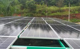 Hoàn thành hệ thống điện năng lượng mặt trời hòa lưới 40kWp