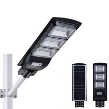 Đèn đường năng lượng mặt trời 90w 3 mắt lớn