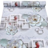 Giấy Dán Tường Sen 3D