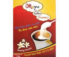 Bột kem pha cà phê vị kem sữa đặc hương vani Maya hộp 170g