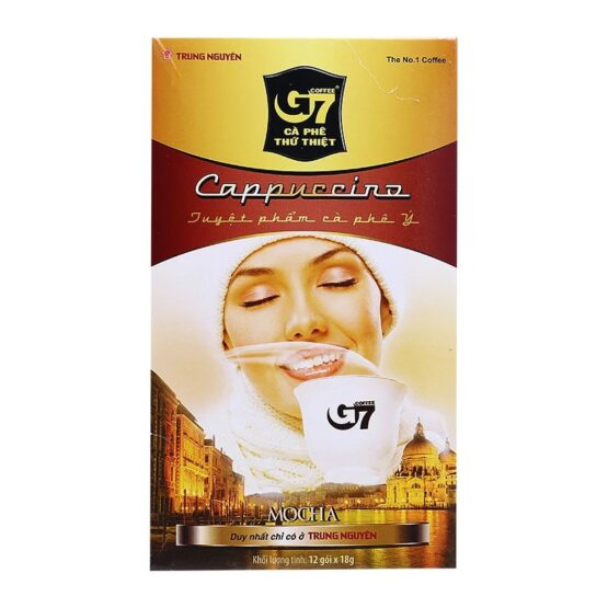 Cà phê cappuccino mocha G7 Trung Nguyên hộp 216g