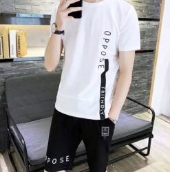 Đồ Bộ Thể Thao Nam Oppos Phong Cách Hàn Quốc Màu Trắng