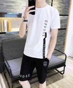 Đồ Bộ Thể Thao Nam Oppos Phong Cách Hàn Quốc Màu Trắng
