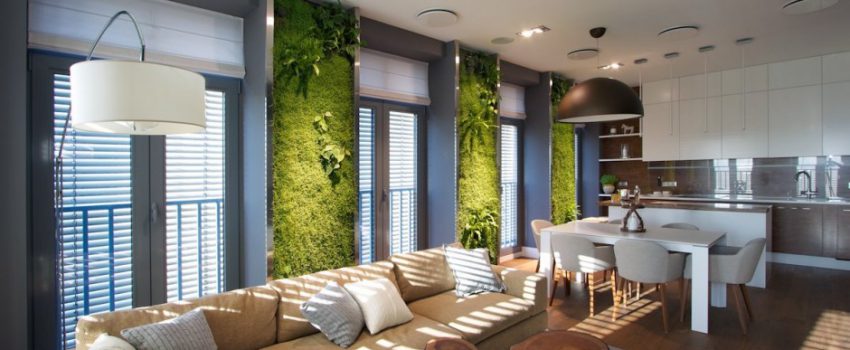 Thiết kế nội thất chung cư Hapulico không gian xanh