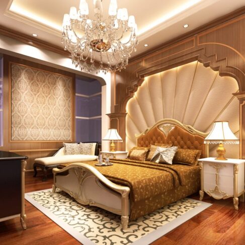 Thiết kế nội thất chung cư phong cách cổ điển Mr. Hải