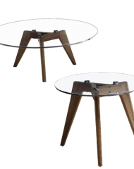 Bộ Bàn Coffee MOON NS0192 0.8M Và NS0192 0.5M Sồi