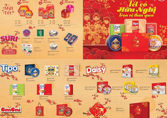 Mua quà tết với giá siêu ưu đãi qua kênh online từ Hữu Nghị Food