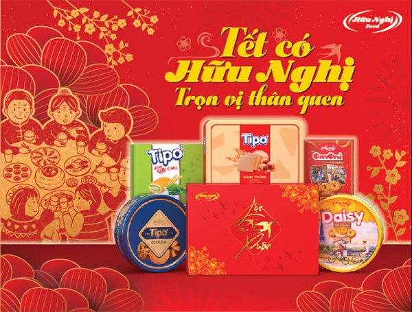 Tết rộn ràng tại các gian hàng trực tuyến của Hữu Nghị Food