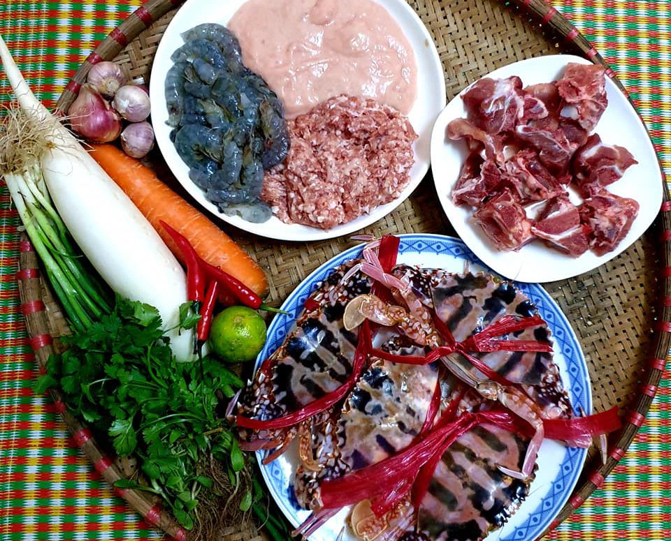 Bánh canh ghẹ nóng hổi chuẩn vị miền Nam