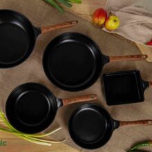 BỘ CHẢO CERAMIC 5 CÁI