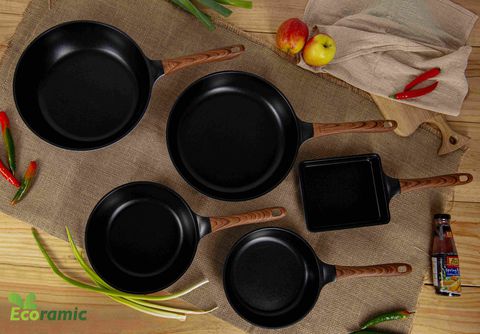 BỘ CHẢO CERAMIC 5 CÁI